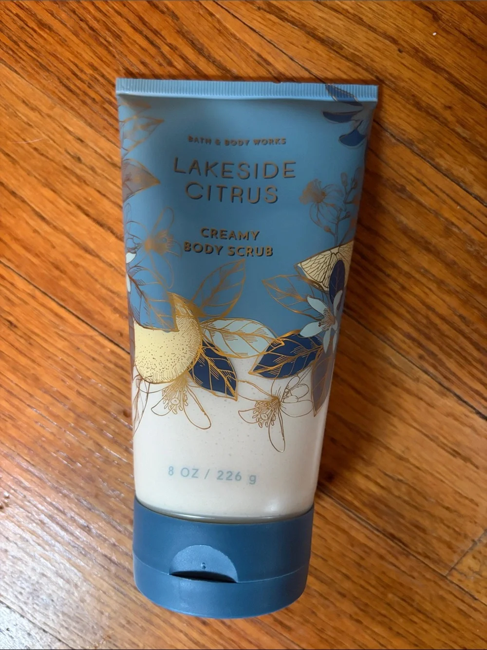 Bath & Body Works Lakeside Citrus Creamy Body Scrub - Blue/Gold
